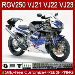 Body Kit For SUZUKI RGV250C SAPC VJ21 RGV250 RGV-250CC Bodywork VJ-21 Panel 21HC.113 RGVT RGV 250CC 250 CC blue factory new RGV-250 88 89 RGVT-250 VJ 21 1988 1989 OEM Fairing