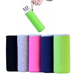 Sport Water Bottle Cover Neoprene Insulator Sleeve Bag Case Pouch for 550ML Portable Vacuum Cup Set Camping Accessories