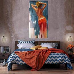 A naked woman Oil Painting On Canvas Home Decor Handpainted/HD-Print Wall Art Picture Customization is acceptable 21060615