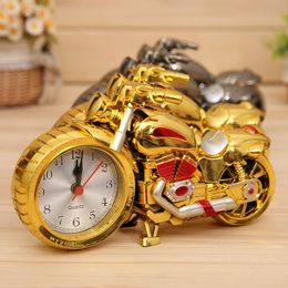 2021 new Motorcycle Alarm Clock Shape Creative Retro Gifts Upscale Furnishings Boutique Home Decorator