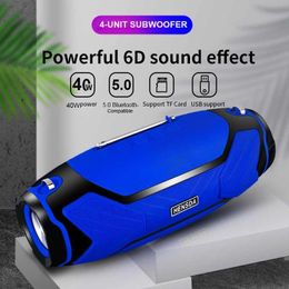 High Power 40W Wireless Speakers Bluetooth PC Computer Portable Outdoor Column Stereo Subwoofer Boom Box Music Centre Radio