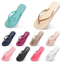 35-38 Style48 Slippers Beach shoes Flip Flops womens green yellow orange navy bule white pink brown summer sandals