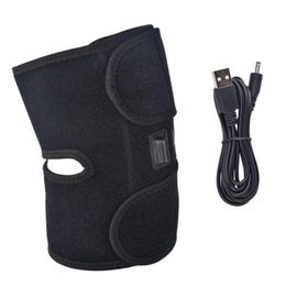 Heating Knee Pad USB Thermal Adjustable Voltage Temperature Leg Brace Wrap Support For Pain Relief Elbow & Pads