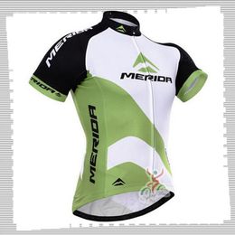 Cycling Jersey Pro Team MERIDA Mens Summer quick dry Sports Uniform Mountain Bike Shirts Road Bicycle Tops Racing Clothing Outdoor Sportswear Y21041217