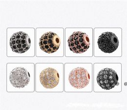 new8mm azorite bead DIY ornament Micro diamond set round hand beads Stylishly designed hand-beaded ornaments Fine and inexpensive arts EWF60