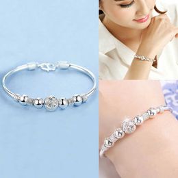 Women Classic Bracelets Bangles Lucky Beads Bracelet Simple Exquisite Jewellery Xrq88 Q0719