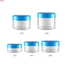 (48pcs/lot)3g,5g,10g,15g,20g PP Hand cream Jar Empty cosmetics container,transparent small round plastic box,hand Jargoods