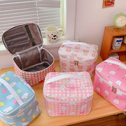 makeup boxes for girls Australia - Cosmetic Bags & Cases Cartoon Travel Women Makeup Box Organizer For Teens Girls Outdoor Cute Bear Make Up Bag Beauty Wash Toiletry Case