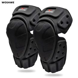 WOSAWE Adult EVA Sports Knee Brace Support Armour Gear Guard Pads Protector Motorcycle Motorbike Bike Racing Skate Ski Snowboard Q0913