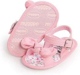 First Walkers Soft Soled Summer Shining Sandals Fancy Shoes Bow Dress Candy * Toddler