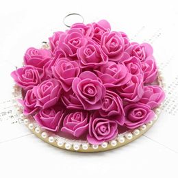 500 Pieces Wholesale Bubble Flower Teddy Bear of Roses Foam Fake Home Decoration Accessories Wedding Decorative Flowers Wreaths 210624