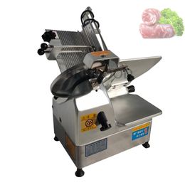 Commercial 220V Meat Slicer Frozen Cutting Lamb Beef Roll Machine Semi Automatic Slicing maker Grinder 110V