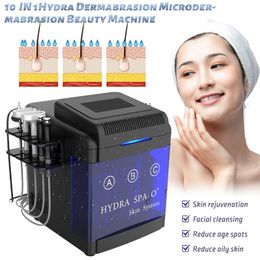 Portable 10 in 1 Water Dermabrasion Diamond Skin Peel Deep Cleansing Hydro Microdermabrasion Machine BIO Radio frequency Beauty Salon Equipment