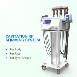 40k Cavitation Fat Reduction Body Shaping Machine/6 In 1 Lipolaser Slimming Device/Ultrasonic  Liposuction With 8 Pads