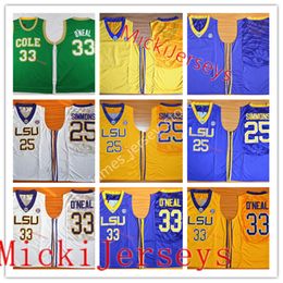 NCAA Custom LSU Tigers Stitched College Basketball Jersey Tremont Waters Naz Reid Ja'Vonte Smart Skylar Mays Darriel Mack Jr. Noah Thomas Shaquill ONeall Ben Simmons