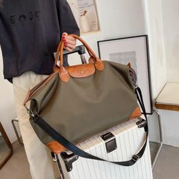Duffel Bags Leisure Nylon Travel Bag Women And Men Outdoor Large Capacity Folding Fitness Portable Yoga Fashion Luggage Boarding2281