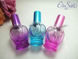 lantern bottle Canada - P49-12ML Spray Colored Lantern-shaped Glass Cosmetic Perfume Bottle 6PCS LOT Storage Bottles & Jars