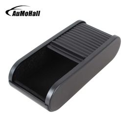 AuMoHall Universal Plastic Car Rolls Pocket Telescopic Dash Coins Case Storage Box Holder Container