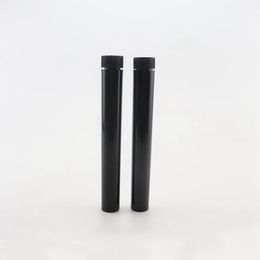 Cool Smoking PS Black Portable Dry Herb Tobacco Preroll Rolling Roller Cigarette Holder Cigar Storage Bottle Tank Safety Cover Innovative Design Jars DHL Free