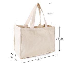 Home Storage Bags Divided Shopping bag Fruit Vegetables Grocery Shopper Tote Mesh Net Woven polyester Cotton Hand Totes RRD7670