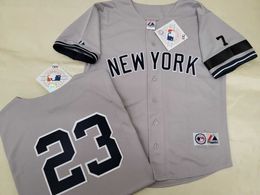 Custom sewing DON MATTINGLY Baseball JERSEY Men Women Youth Kids Jersey XS-6XL