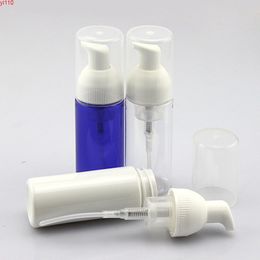 50ml white/clear/blue DIY foam bubble blister empty PET plastic pump bottles container for cosmetic 40pc/lotgoods