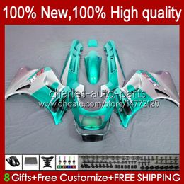 Body OEM For KAWASAKI cyan silvery NINJA ZZR-250 1990 1991 1992 1993 1994 1995 96 97 98 99 Bodywork 54HC.87 ZZR250 CC ZZR 250 90 91 92 93 94 95 1996 1997 1998 1999 Fairing