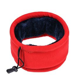 Thick Multi-purpose Winter Scarf Cycling Mask Warm Soft Breathable Drawstring Neckerchief Out Door Snowboard Ski Heat Holders Sports Thermal Neck Warmer JY0836