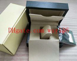 Factory Supplier Top Quality 185X135X84 Green Watch Boxes Papers Card Purse Gift Boxs Handbag 116610 116660 116710 Wrist Watches Box