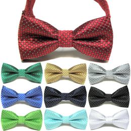 Children Tie Fashion Bowknot Party Wedding Formal Necktie Bow for Boys Girls Candy Colour Accessories Dress Shirt Gift Bowtie