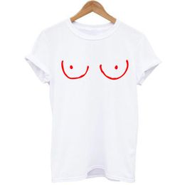 Women's T-shirt Women T Shirt 2022 Summer Boobs Printed Casual Tee Short Sleeve Ladies Tees Harajuku Funny for Mujer Minimalist Style Short Sleeved 251