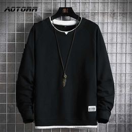 Autumn Spring Hoodies Sweatshirt Men Loose Hip Hop Pullover Streetwear Male Casual Fashion Korean Oversize Hoodie Sweatshirts 211014