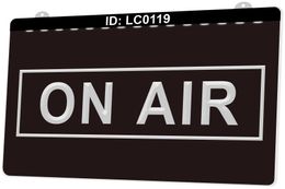 LC0119 On Air Studio Light Sign 3D Engraving