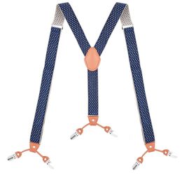 Heavy Duty Big Tall Suspenders for Men Wedding Y-back 35cm Wide Adjustable Elastic Trouser Pants Braces Suspensorio Masculino