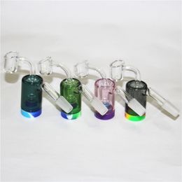 Smoking Hookahs Bongs Water Pipes 2.2 Inch Glass Reclaim Ash Catcher Adapter Holder With 5ML Silicone wax containers for dab rig bubblers