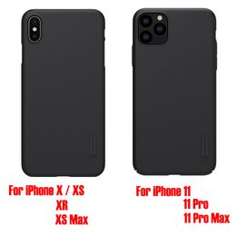 For iPhone X Super Frosted Shield For iPhone 11/11 Pro Cases PC Hard Back Cover Case For XS Case+gift