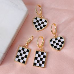 Fashion Geometry Lattice Jewellery Cartoon Bohemian Dangle Accessies Punk Pendant Earrings Wedding Gift First Choice Earring For Women