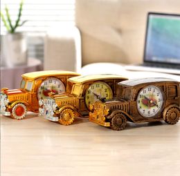 The latest table clocks, vintage car retro nostalgic digital pointer plastic table clock, many styles to choose from, support Customised logo