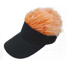 BLUE CRAZY WILD HAT W FLAMES HT018 stage party hats dress up halloween novelty 