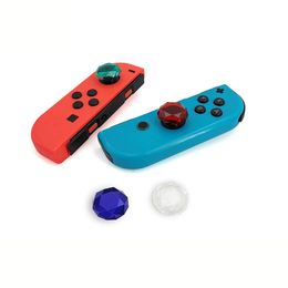 Crystal Diamond Thumb grip Joystick Cap Cover For Nintend Switch-Lite Switch Joy-con Non-slip Clear ThumbStick Grips Caps