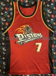 Mens Women Youth Champion Chucky Atkins Red Basketball Jersey Embroidery add any name number