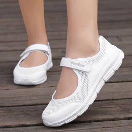 Moda Top Quality Mulheres Sapatilhas Sapatos Casuais Feminino Mesh Sapatos de Verão Respirável Treinadores Senhoras Cesta Femme Tenis Feminino