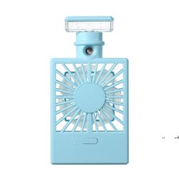 newUSB Charging Cooling Fan Humidifier Fan Spray Water Fan Night Light USB Humidifier Fans EWE7423