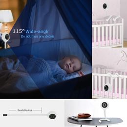 Detect Temperature&Humidity 1080P Mini IP Camera Wireless WiFi Security Surveillance Cloudedge app Baby Monitor