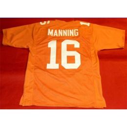 009 TENNESSEE VOLUNTEERS #16 PEYTON MANNING CUSTOM College Jersey size s-5XL or custom any name or number jersey