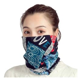 25# Multifunctional Bib Women's Hedging Autumn And Winter Cold Protection Neck Wild Scarf Hairband Solid Colour Bib Headscarf Y1020