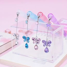 Gel Pens 1PC Cute Butterfly Novelty Pendant Kawaii Neutral For Kid Girls Gift School Office Supplies Stationery