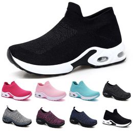 style43 fashion Men Running Shoes White Black Pink Laceless Breathable Comfortable Mens Trainers Canvas Shoe Sports Sneakers Runners 35-42