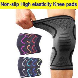 Non-slip Knee Pad Support Sports Safety Running Cycling Bandage Basketball Elastic Nylon Brace Protector Fitness Arthritis Elbow & Pads