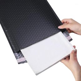 50pc Black Poly Bubble Mailer Mailers Padded Envelopes For Gift Packaging Lined Self Seal Various Sizes Storage Bags